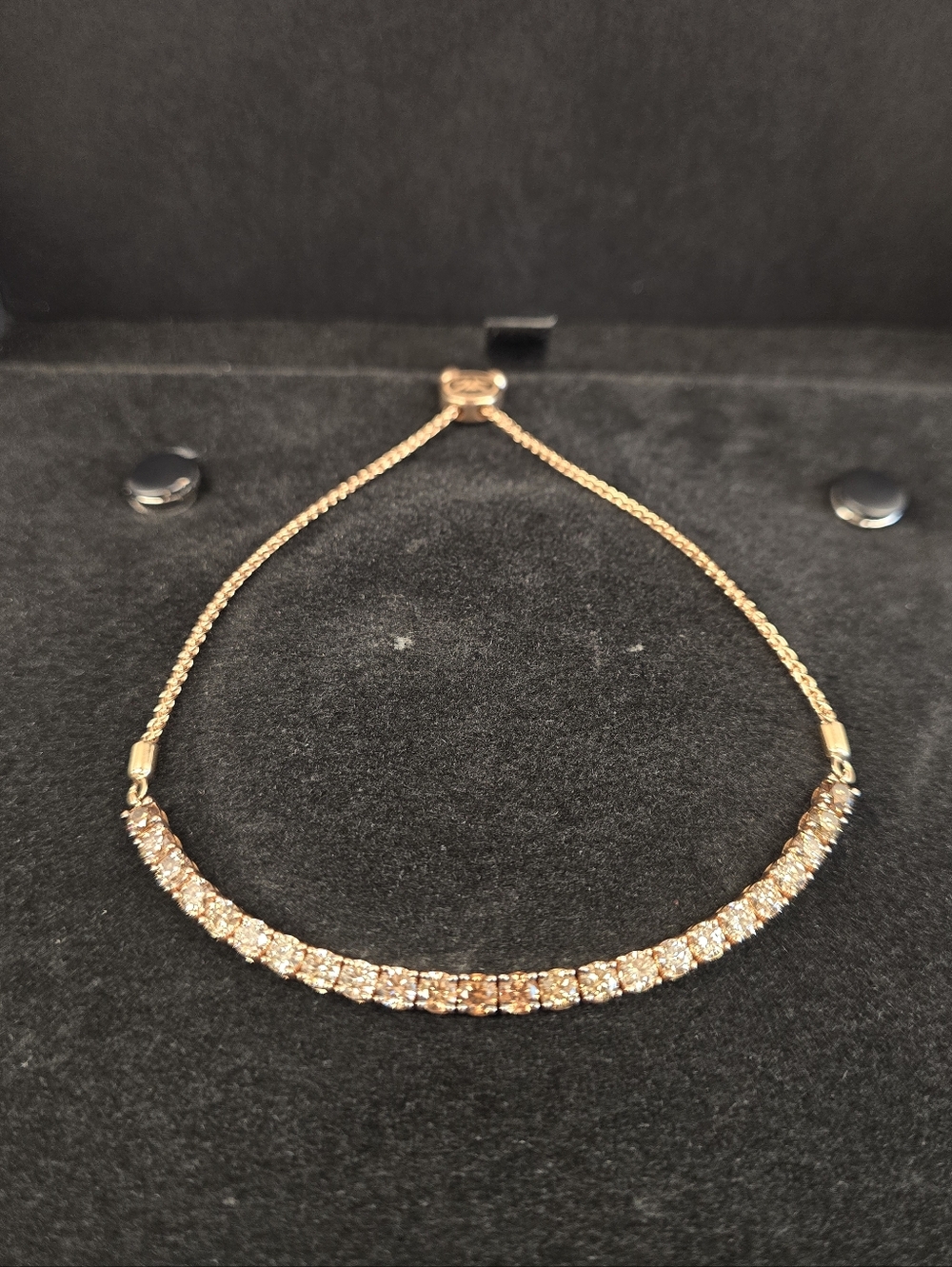 Le Vian 4 ct Ombre Diamond 14k Gold Bolo Bracelet